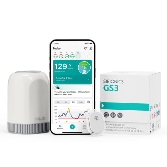 Sibionics GS3 – Sensore CGM per il Monitoraggio Continuo del Glucosio